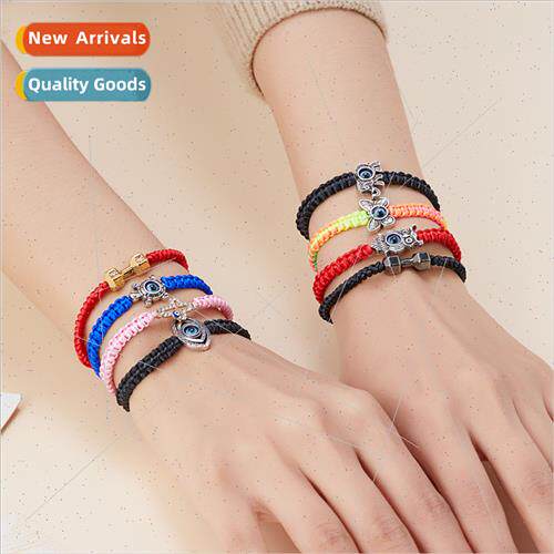 Devil Eye Handmade Bracelet Vintage Elephant Turtle Animal E
