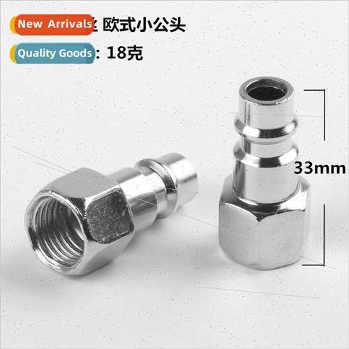 Air hose quick couplings Europe 3-in-1 male insert female G1