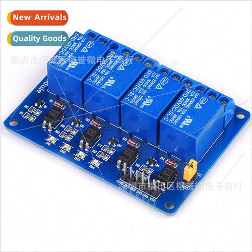 4 Way Relay Module Low Level Trigger 5v12v24v Optocoupler Is