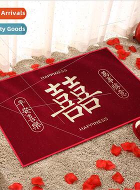 Wedding floor mats festive entry door door bedroom foot mats