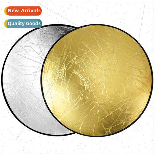 110cm 2-in-1 Reflector适用Photo Shooting Equipment Gold Silv