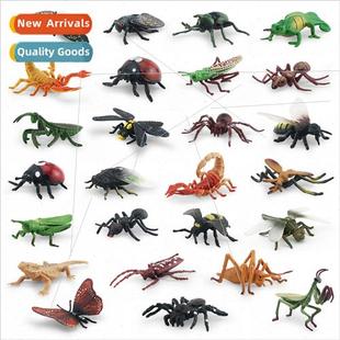Wild Insect Model Set Mantis zard Bee Ladybug Butterfly Locu