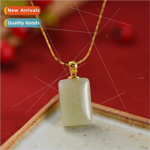 Natural Jade Necklace Women Nothing Pendant Chain che Collar