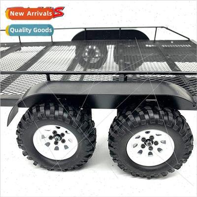 1/10 Trailer TRX-4 D90 SCX10 1/8 1/10 Dual Axle Metal Traile