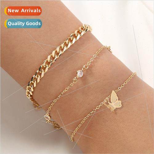 Fashion HJewelry Multi-Chain Mix Match Bracelet Hundred Rhin