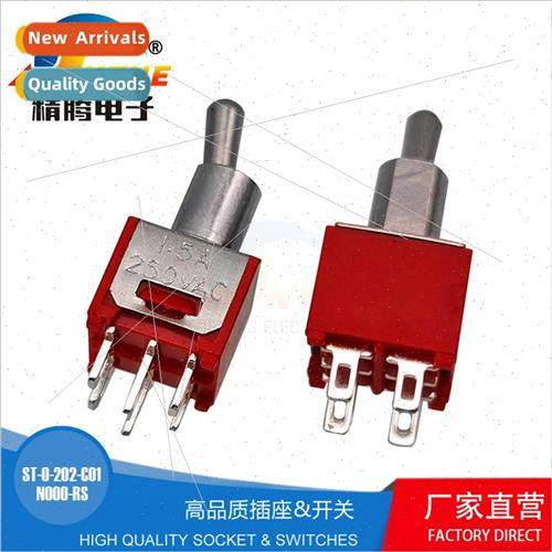 Button swch ST-0-202-C01-N000-RS two or three posion six foo