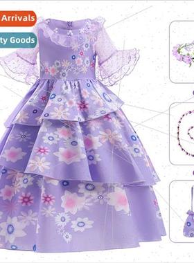 Magic Full House Dress Isabella Encanto Kids Princess Dress