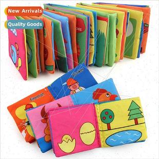 baby does cloth Baby book fad color education early tear not