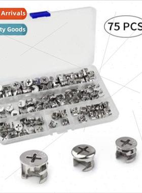 s 75pcs Eccentric Wheel 3-in-1 Furnure nk pcs Boxed