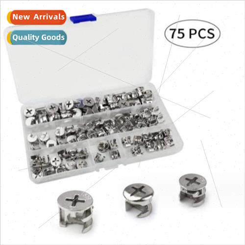 s 75pcs Eccentric Wheel 3-in-1 Furnure nk pcs Boxed