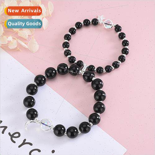 s925 silver moonstone crystal stars moon magnet couple brace