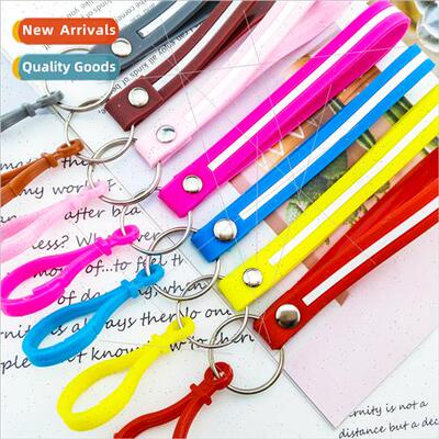mple silicone keychain bobble head doll lanyard accessories