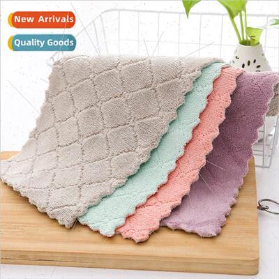 Kchen cleaning wet dry wipes strong absorbent coral velvet d
