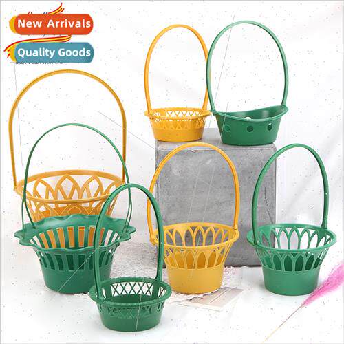 handheld flower baskets适用graveside rituals grave sweeping