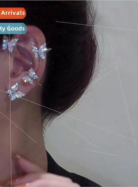 Butterfly earrings onepcs earrings female whout ear holes ea