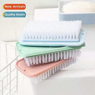 Vegan new small brush shoe cleaning brush soft hair plastic