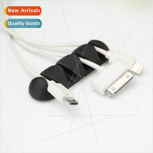 4 holes cable fixer data cable headphone cable four holes ca