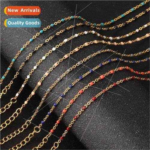 Europe stainless steel color enamel handmade bracelets versa