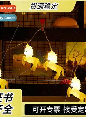 New led unicorn lights string ins children decorative lights