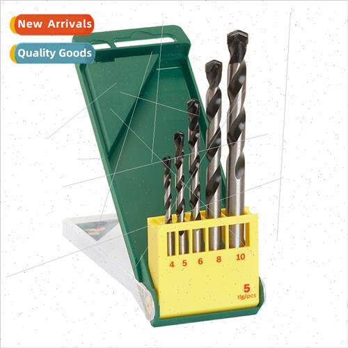 impact drill 5pcs straight shank concrete set brick wall cem