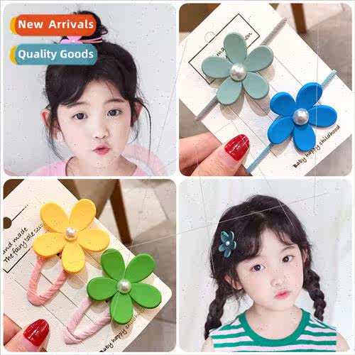Korea flowers hair clips children headdress cute princess ha