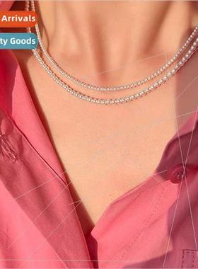 Selected 2mm/3mm mini posive round pearls 14K gold clad neck