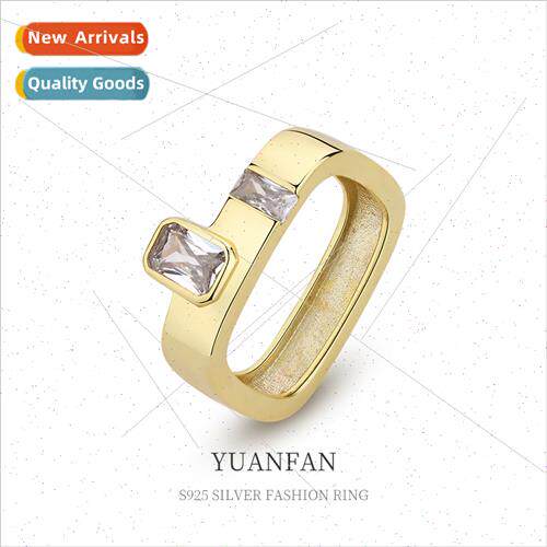 S925 lver HJewelry Women Europe Metal Zirconia Ring