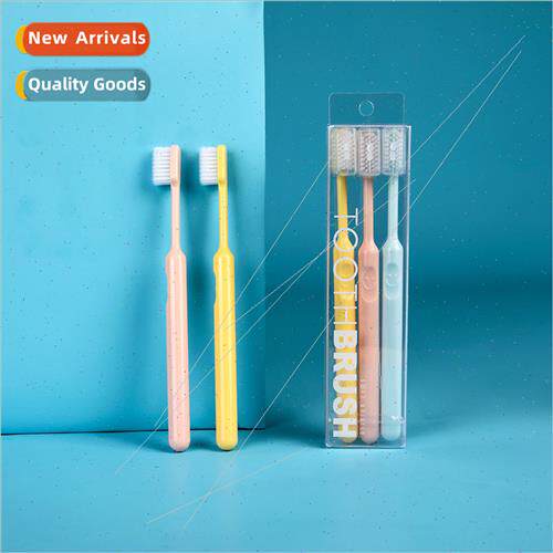 Japan candy color smiley toothbrush 3pcs wh guard fine soft