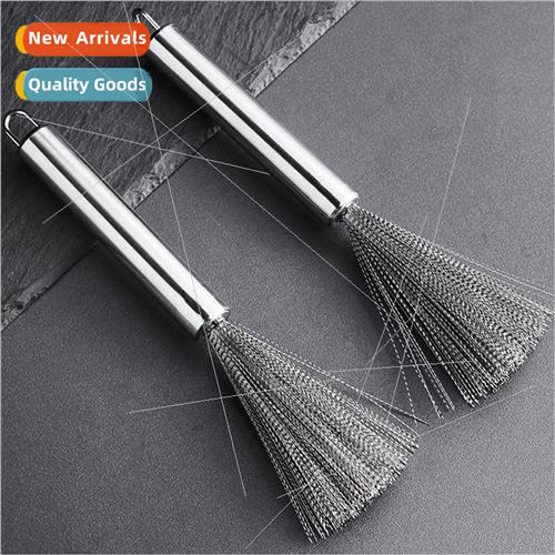 Stainless steel pot brush kchen household easy to clean stee