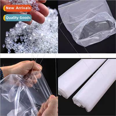 High-pressure thickened pe flat pockets transparent plastic