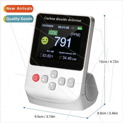 Carbon dioxide detector air volume concentration gas color s