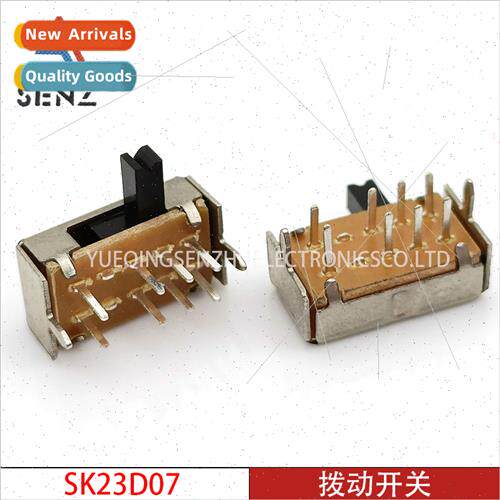 Toggle Swch SK23D07 Horizontal 8-pin Insert Toggle Slide Swc