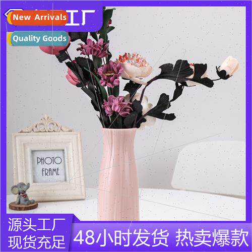 Creative Plastic Vase Small Flower Arrangement Home Accessor