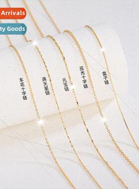 S925 silver necklace box dollar melon full stars water wave