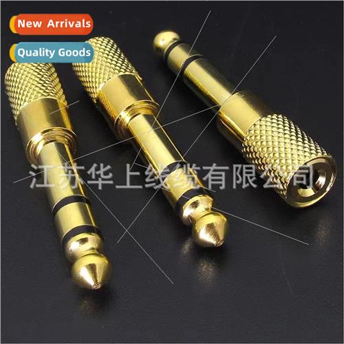 Audio 6.5 to 3.5 Adaptor Microphone Mic Headset 3.5mm Female