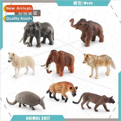 Wildlife African elephant cougar Arctic wolf mammoth hyena a