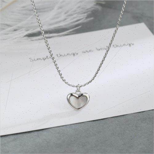 Cold wind round bead pull-out collarbone chain female Korea