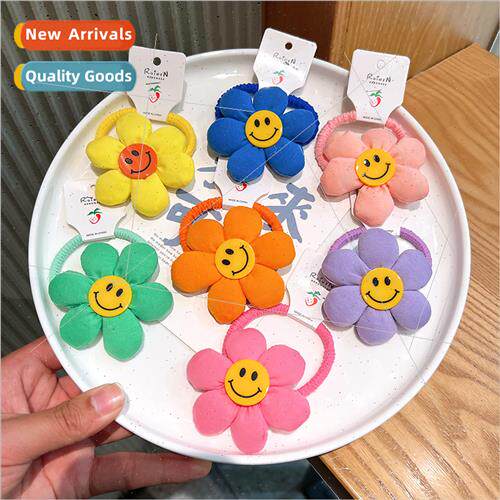 Baby cute flowers head rope hair accessories children tie ha