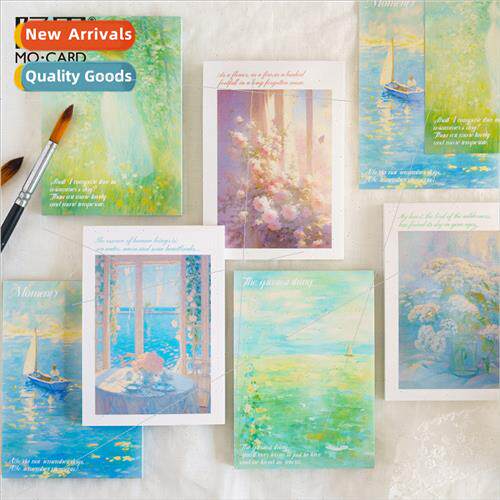 Impression gallery note book vintage romantic oil painting M