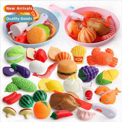Children fru vegetables hamburger breakfast seafood cut cut
