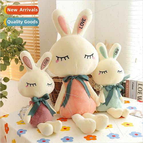 Rabb hair plush toy lov rabb plush doll scarf rabb bed press