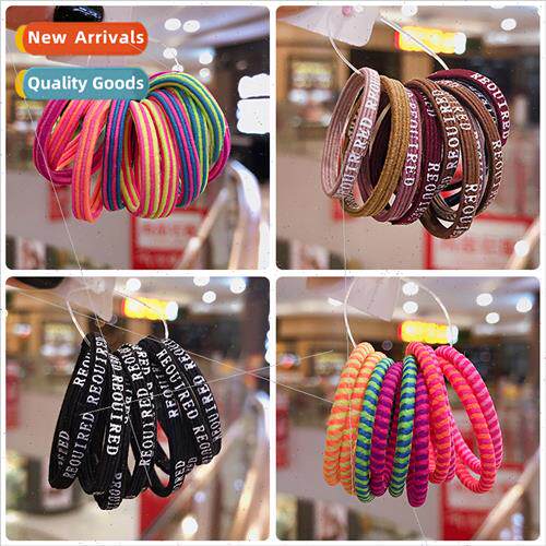 Korea hair circle simple elastic hair rope thickened head ro