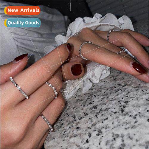 Galaxy Chain Solaire Ring Women Korea Closed Sparkling Full