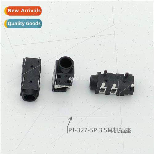 3.5 headphone socket PJ-327 5-pin plug-in 3.5MM audio-video