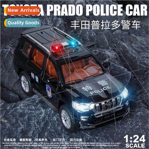 1:24 Toyota Prado police car six open door wh sound light bo