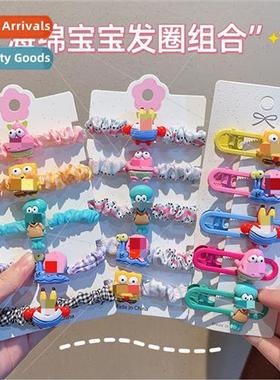 SpongeBob SquarePants hair clips hair bheaddress set headdre