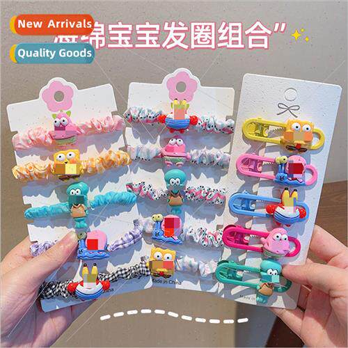 SpongeBob SquarePants hair clips hair bheaddress set headdre