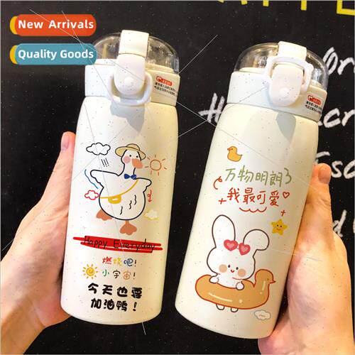 Insulation cup female students creative cartoon children str