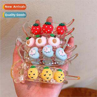 Korea children new grasp clip ltle girl pills hair ornaments