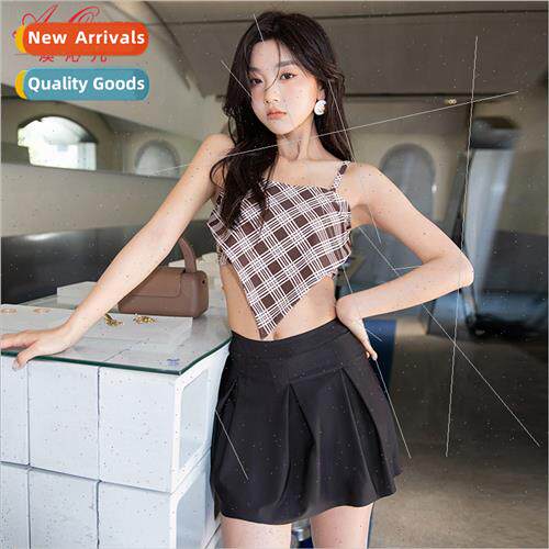 Swimsu Women Triangle Scarf Sexy Halter Strapless Tankini Wo